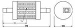 OSRAM LEDPLI 78 60 6,5W/827 230V R7S 20X1OSRAM