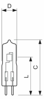 PHILIPS 82783300 Caps 3000h 35W GY6.35 12V CL